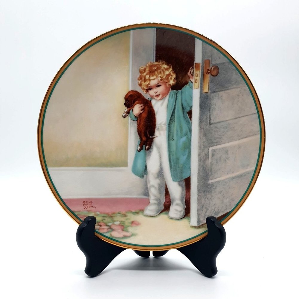 Good Morning Collector Plate By Bessie Pease Cutmann #4 A Child's Best Friend.